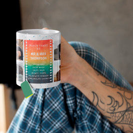 Retro Sunset Foto Kaffeetasse