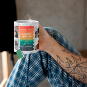 Retro Sunset Foto Kaffeetasse