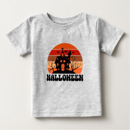 Retro Sunset Halloween Baby T-shirt