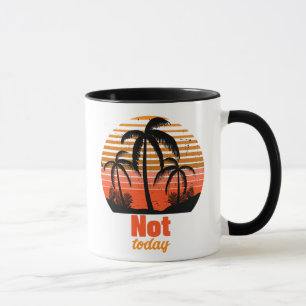 Retro Sunset - Heute nicht Tasse