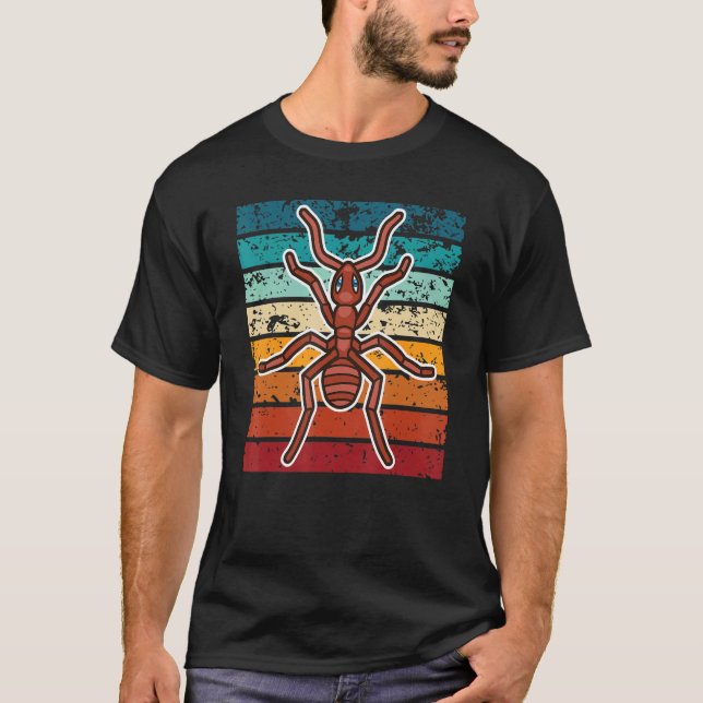 Retro Sunset Insect Ant Kostüm T-Shirt (Vorderseite)