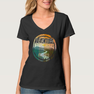 Retro Sunset Natural Lake Adventure Park T-Shirt