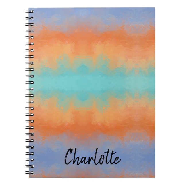 Retro Sunset  Notizblock (Vorderseite)