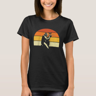 Retro Sunset Paintballer  Paintballing Tactical Sp T-Shirt