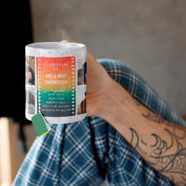 Retro Sunset Photo Mr and Mrs 50th Anniversary Kaffeetasse