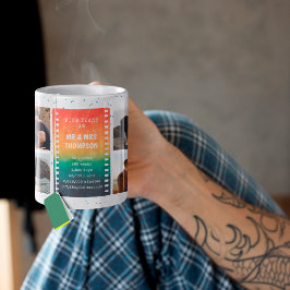 Retro Sunset Photo Mr and Mrs 5th Anniversary Kaffeetasse