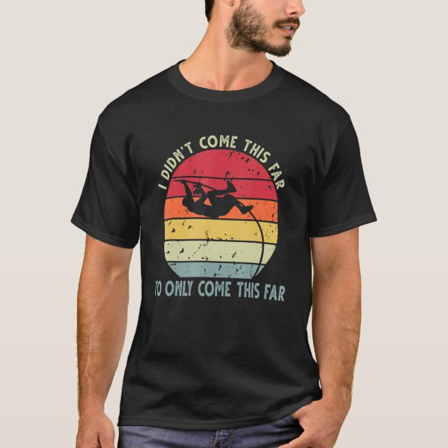 Retro Sunset Pole Vault 3 T-Shirt (Vorderseite)
