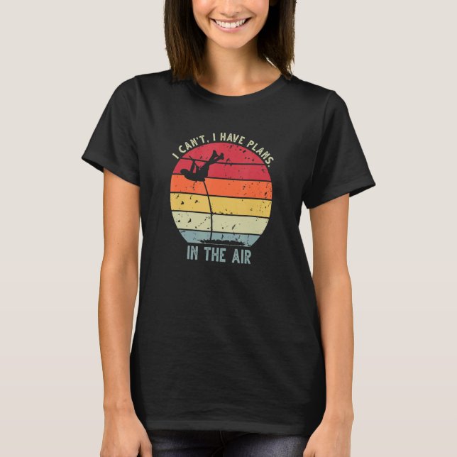 Retro Sunset Pole Vault 7 T-Shirt (Vorderseite)