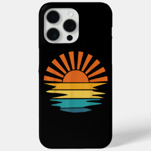 Retro Sunset Rays Wavy Vintag Retro Sunshine Sun Case-Mate iPhone Hülle
