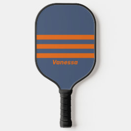 Retro Sunset Shoreline drei über den Stricknamen Pickleball Schläger