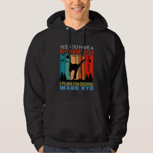 Retro Sunset Slogan Pensionierung I Plan auf Wa Hoodie