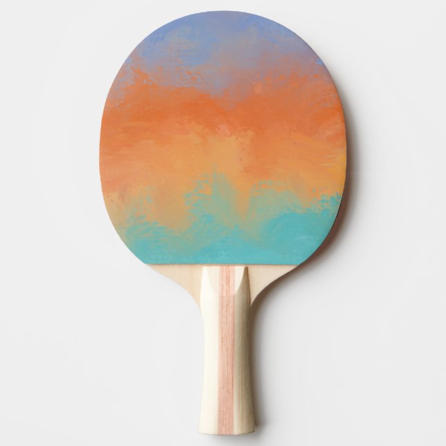 Retro sunset tischtennis schläger (Vorderseite)