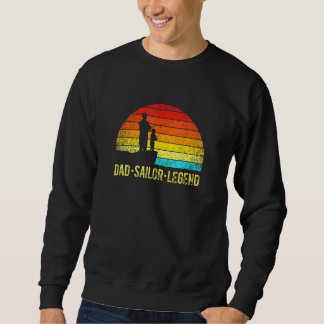 Retro Sunset Vater Sailor Legend Sweatshirt