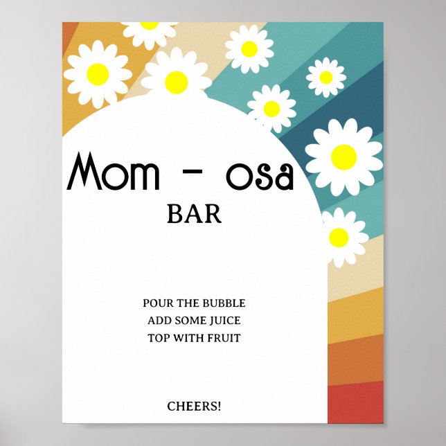 Retro Super \ Maman-osa bar Poster (Devant)