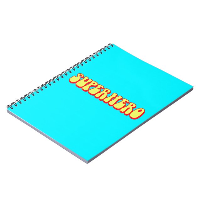 Retro Superhero Notizblock (Linke Seite)
