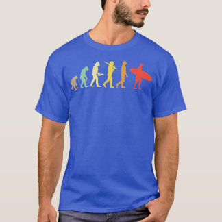 Retro-Surf-Evolution für Surfer T-Shirt
