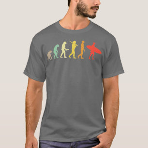 Retro-Surf-Evolution für Surfer T-Shirt