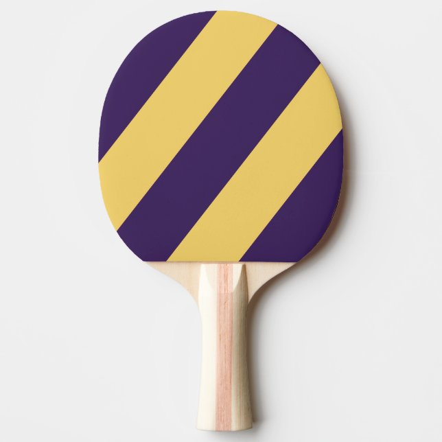 Retro Surf Sunset Bold Strips Tischtennis Schläger (Vorderseite)