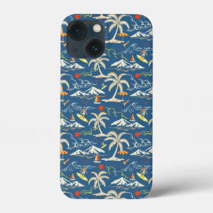 Retro Surf Tropical Pattern Case-Mate iPhone Hülle