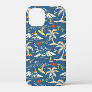 Retro Surf Tropical Pattern Case-Mate iPhone Hülle