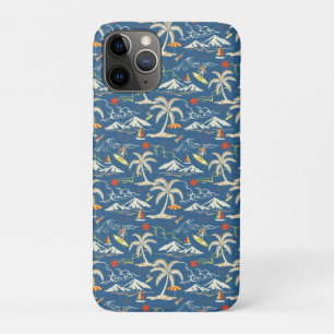 Retro Surf Tropical Pattern Case-Mate iPhone Hülle