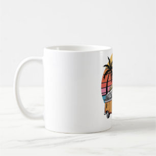 Retro Surf Van Sunset Vibes Kaffeetasse
