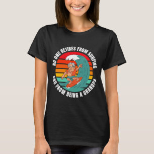 Retro Surfbrett Surfbrett Vintag Surfing T-Shirt