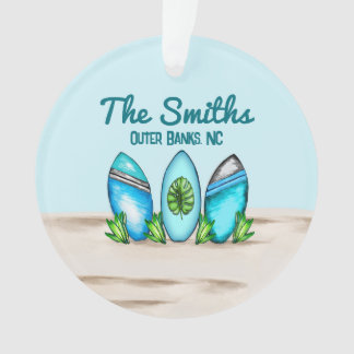 Retro-Surfbretter Ornament