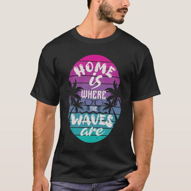 Retro-Surfer-Geschenk T-Shirt (Vorderseite)