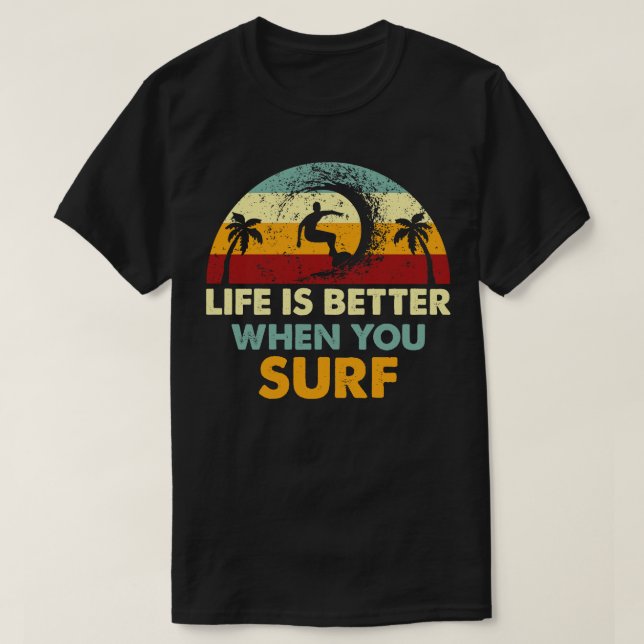 Retro Surfer T-Shirt (Design vorne)