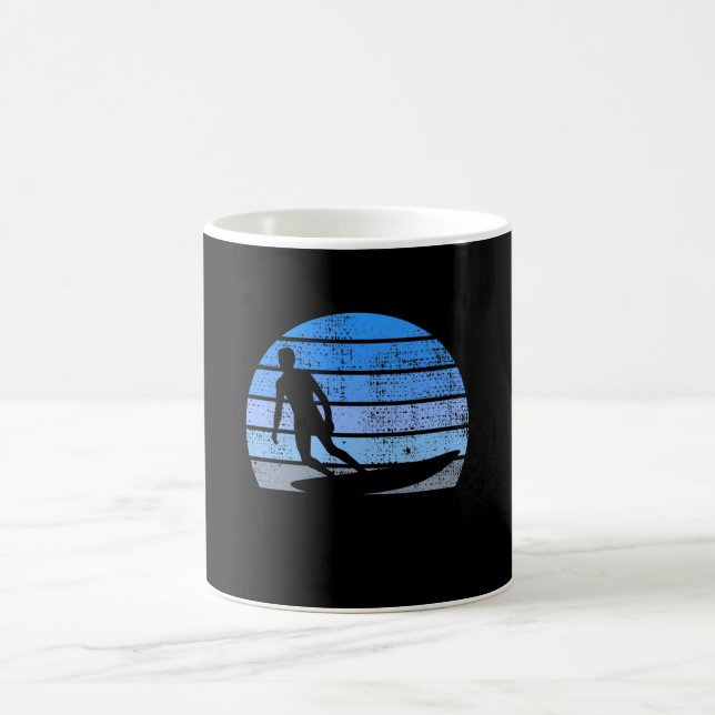 Retro Surfing Kaffeetasse (Mittel)