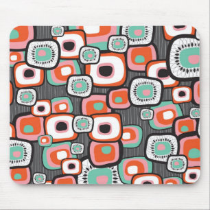 Retro Sushi Blume Quadrate für benutzerdefinierte  Mousepad