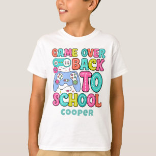 Retro süß zurück zum Gamer-Jungen T-Shirt