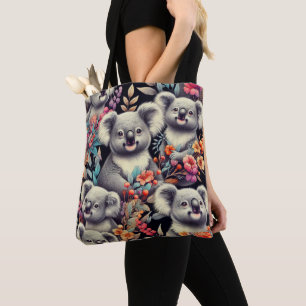 Retro süße Koala-Malerei Tasche