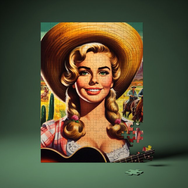 Retro süße Landfrau (Von Creator hochgeladen)