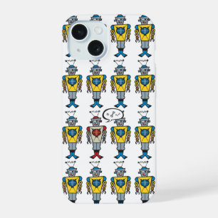 Retro Süße Lustige Spaß Spielzeug Cartoon Sprechen iPhone 15 Hülle