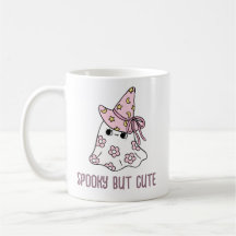 Retro Süße Mädchen Halloween Geist Tasse
