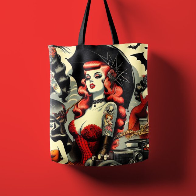 Retro Süße Tätowierte Goth Mädchen Tasche (Von Creator hochgeladen)