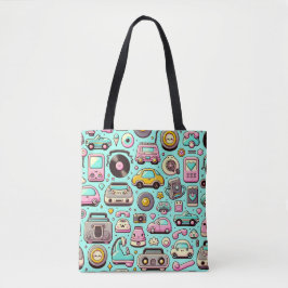 Retro-Süssen: Weiße Pastelle Tasche