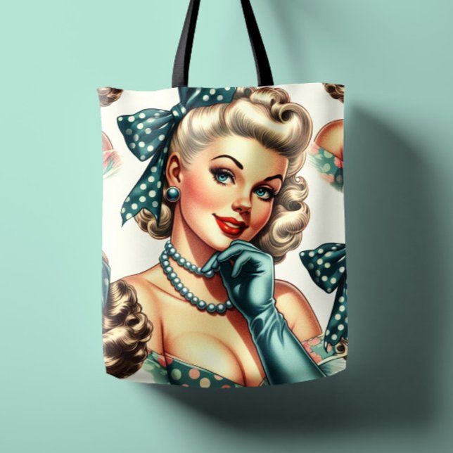 Retro Süßer Klassischer Pinup Tasche (Von Creator hochgeladen)