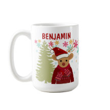 Retro Süßer Rudolph Das Rotnasenrentier Weihnachte