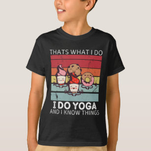 Retro-Süßigkeiten Das ist was ich tue Ich mache Yo T-Shirt
