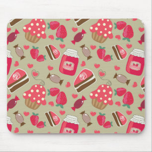 Retro Süßigkeiten Mousepad