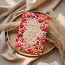 Retro-Süßigkeiten Valentinsfeier