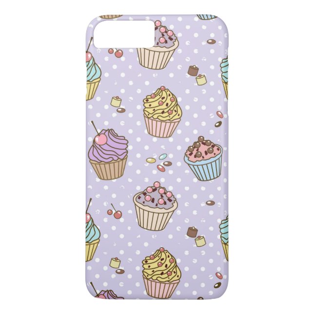 Retro Süßigkeitens-Muster Case-Mate iPhone Hülle (Rückseite)