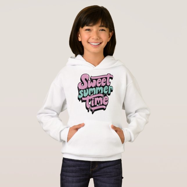 Retro Sweet Summer Time Hoodie (Vorne ganz)