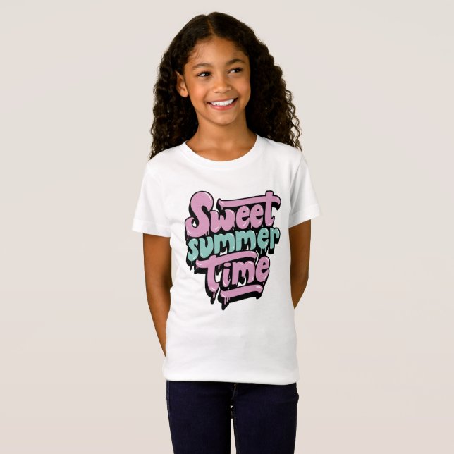 Retro Sweet Summer Time T-Shirt (Vorne ganz)