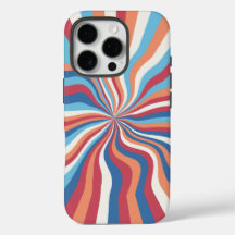 Retro Swirl Abstrakt Art iPhone / iPad Gehäuse