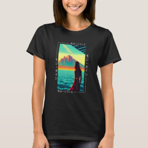 Retro Synthwave Japanisch Vaporwave Otaku Aest der T-Shirt