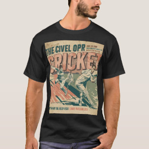 Retro T20 Cricket-Fieber T-Shirt